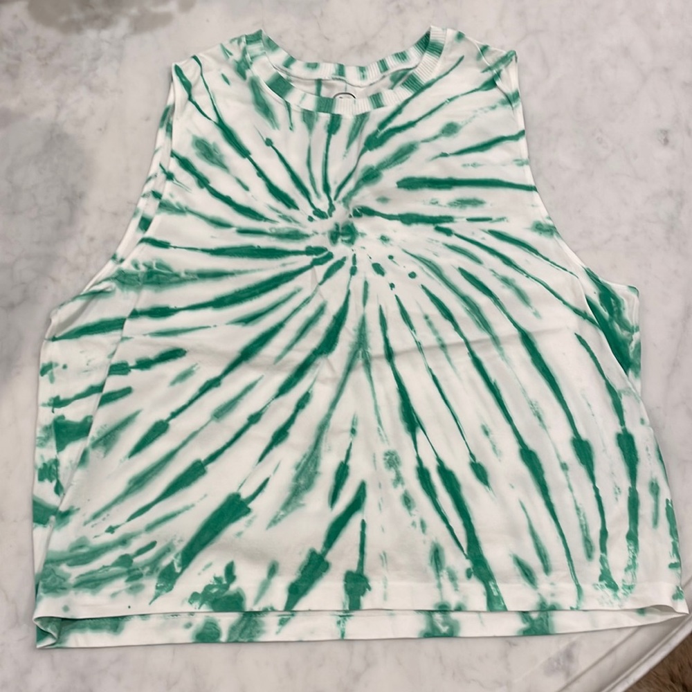 Tye dye workout tank